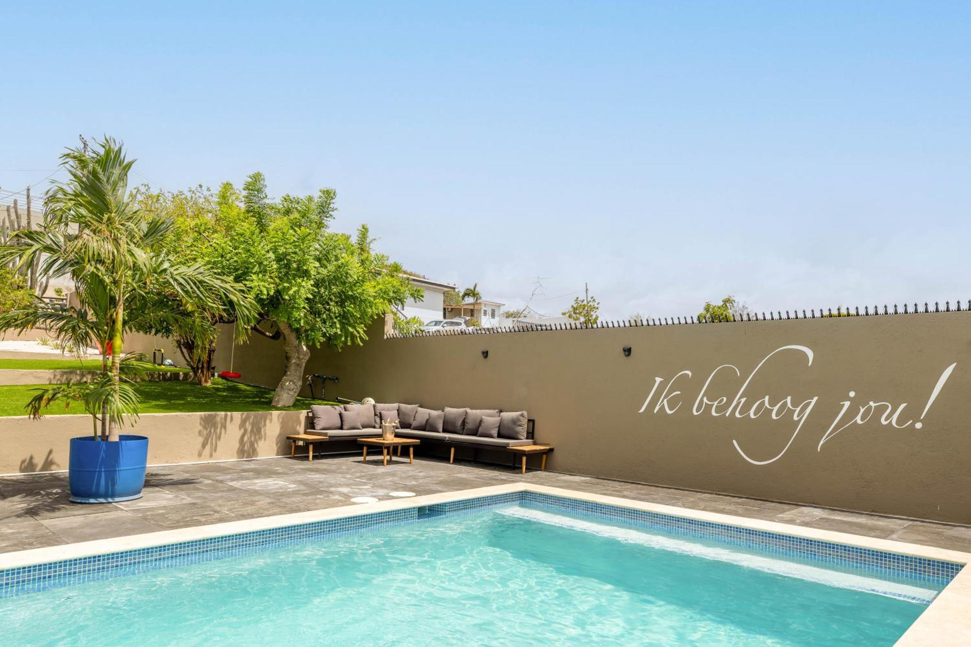 Villa Familiewoning Met Prive Zwembad Willemstad Exterior foto