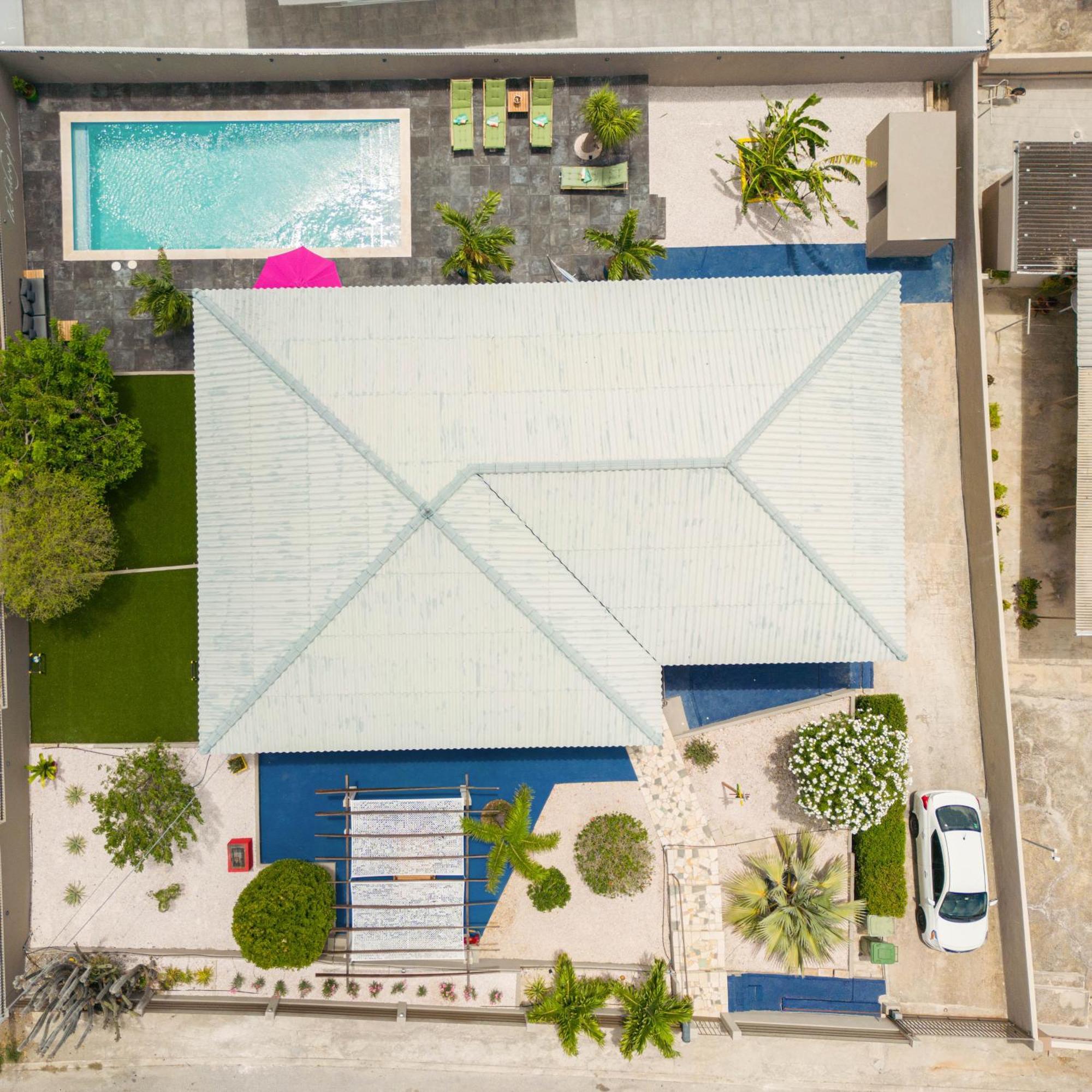 Villa Familiewoning Met Prive Zwembad Willemstad Exterior foto